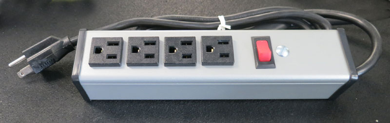 4 Outlet USA Style AC Power Strip