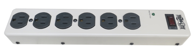 6 Outlet USA Style AC Power Strip