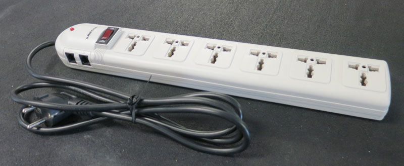6 Outlet Universal Style AC Power Strip