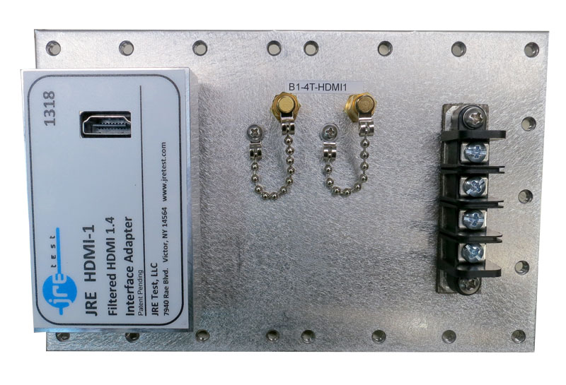 JRE B1-4T-HDMI1 Fast Track Populated I/O Plate