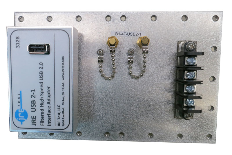 JRE B1-4T-USB2-1 Fast Track Populated I/O Plate