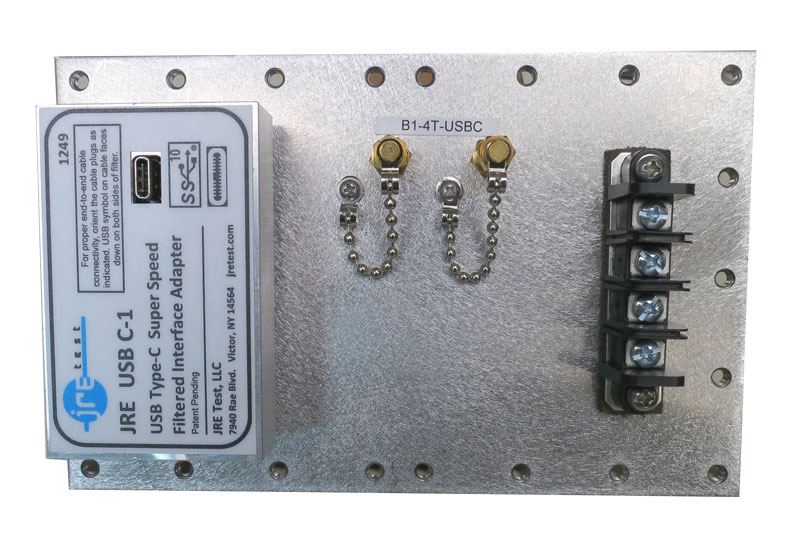 JRE B1-4T-USB-C Fast Track Populated I/O Plate