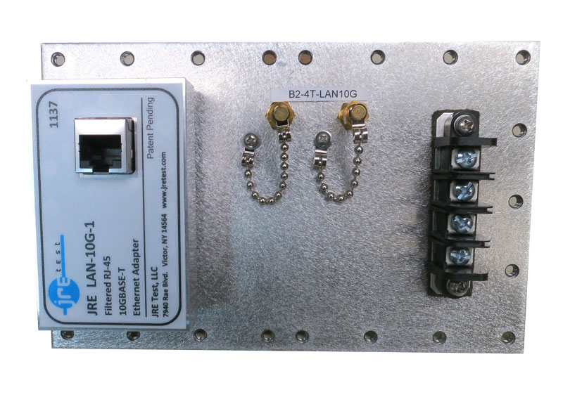 JRE B2-4T-LAN10G Fast Track Populated I/O Plate