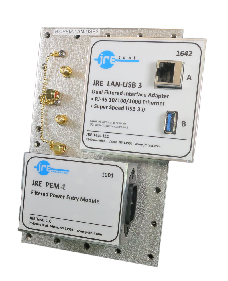 JRE B3-PEM-LAN-USB3 Fast Track Populated I/O Plate