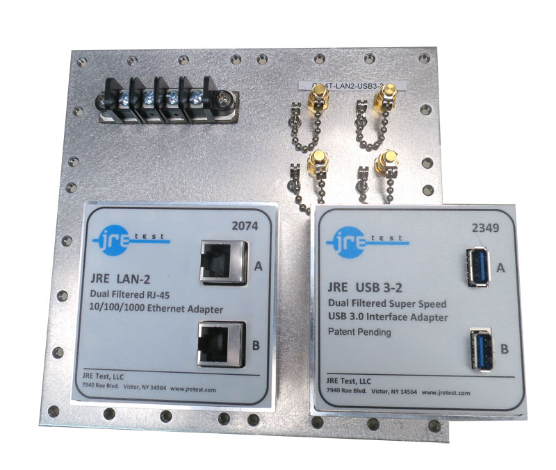 JRE C1-4T-LAN2-USB3-2 Fast Track Populated I/O Plate