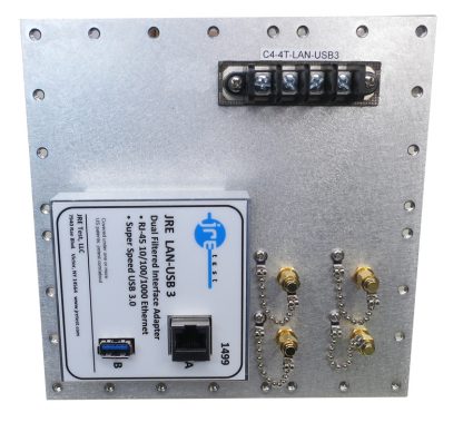 JRE C4-4T-LAN-USB3 Fast Track Populated I/O Plate