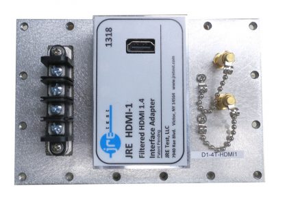 JRE D1-4T-HDMI Fast Track Populated I/O Plate