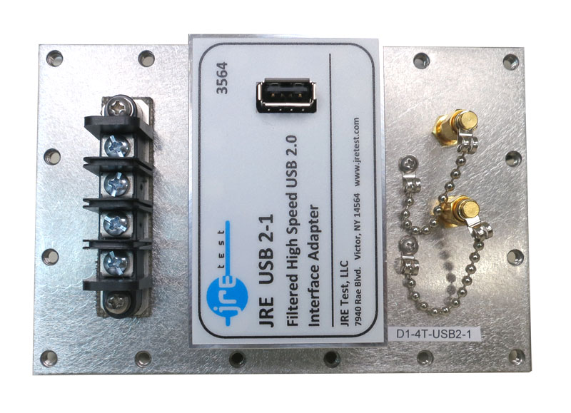 JRE D1-4T-USB2 Fast Track Populated I/O Plate