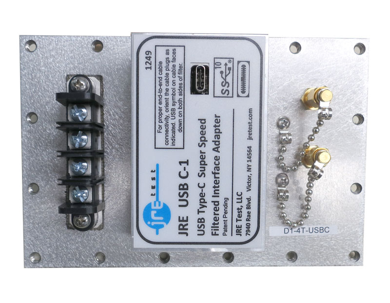 JRE D1-4T-USBC Fast Track Populated I/O Plate