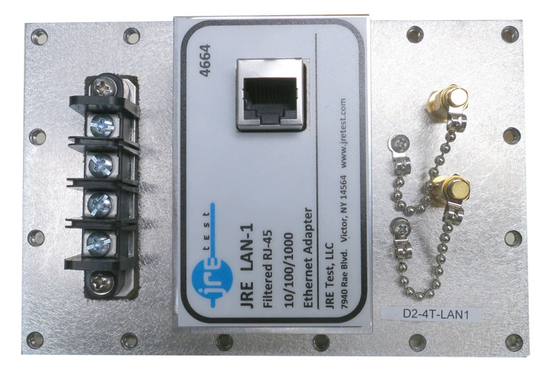 JRE D2-4T-LAN1 Fast Track Populated I/O Plate