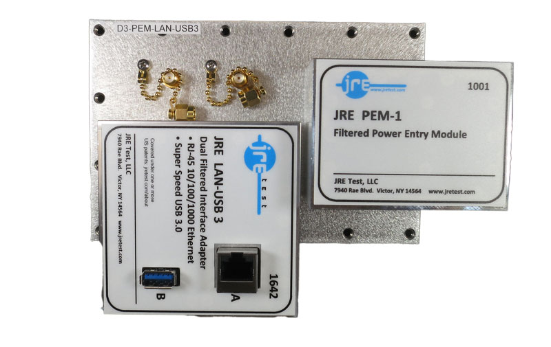 JRE D3-PEM-LAN-USB3 Fast Track Populated I/O Plate
