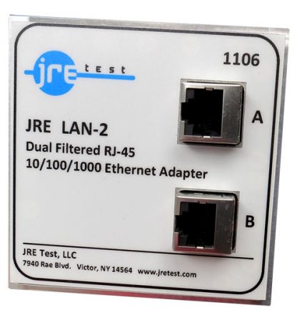JRE LAN-2 Dual Ethernet 10/100/1000 Filtered Interface - JRE Test