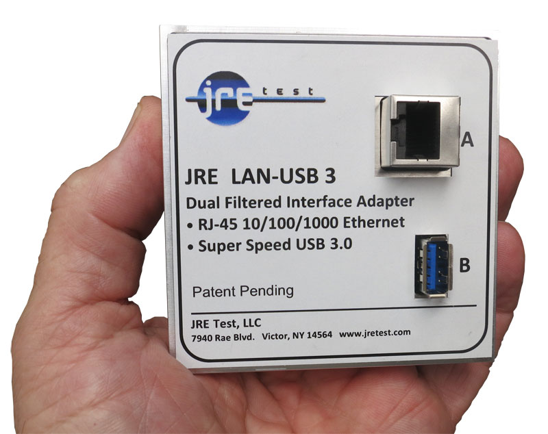 Ambassadør er mere end fersken JRE LAN-USB 3 Dual Filtered Interface: RJ-45 Ethernet and USB 3 'Super  Speed' - JRE Test