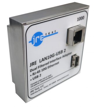 JRE Test Ethernet 10GBASE-t and USB 2 filtered interface