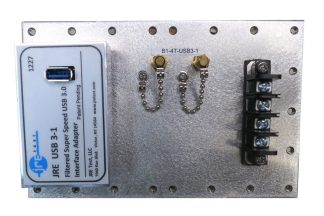 JRE Test B1-4T-USB3-1 populated I/O plate