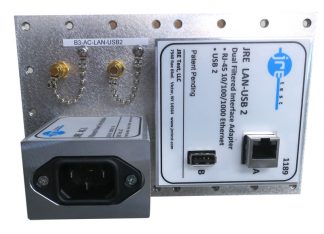 JRE Test B3-AC-LAN-USB2 populated I/O plate