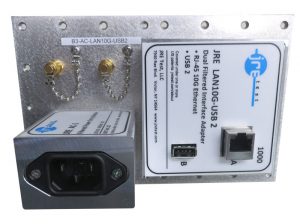 JRE Test B3-AC-LAN10G-USB2 populated I/O plate