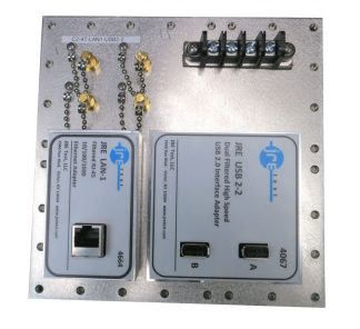 JRE Test C2-4T-LAN1-USB2-2 populated I/O plate