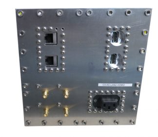 JRE Test C3-AC-LAN2-HDMI-2 Populated I/O plate rear view