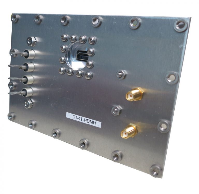 JRE D1-4T-HDMI Fast Track Populated I/O Plate - RF Shielded Test ...