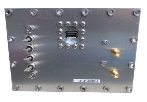 JRE Test D1-4T-USB2-1 populated I/O plate rear view