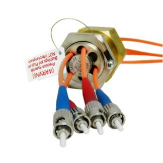 JRE Test Fiberplex fiber optic pass through connector