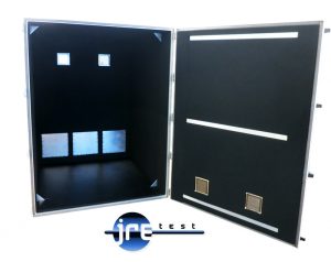JRE3036 RF test chamber with door open