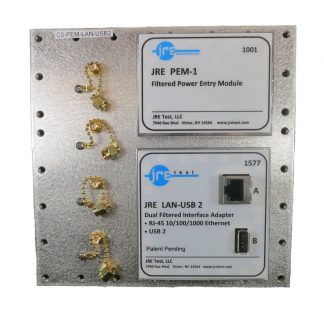 JRE Test pre-populated I/O plate C5-PEM-LAN-USB2