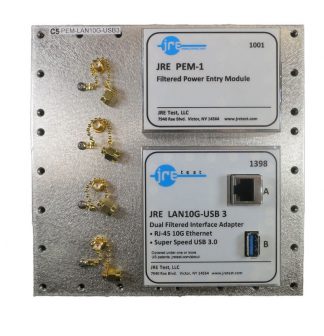 JRE Test pre-populated I/O plate C5-PEM-LAN10G-USB3